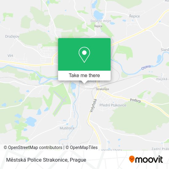 Městská Police Strakonice map