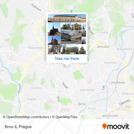 Карта Brno 6