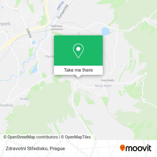 Zdravotní Středisko map