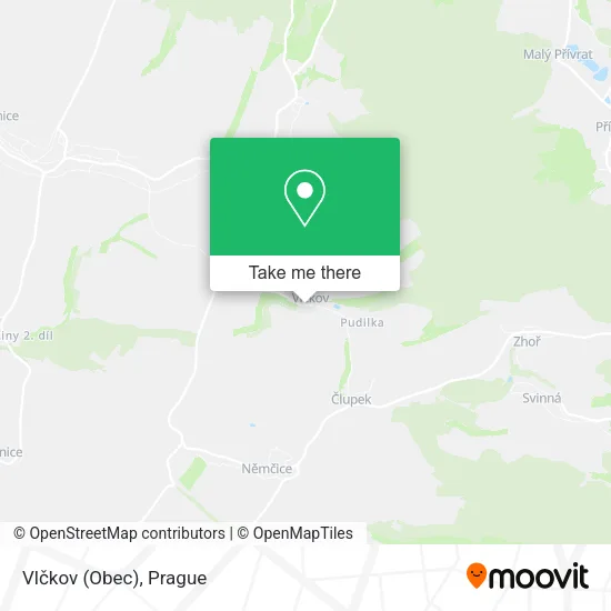 Карта Vlčkov (Obec)