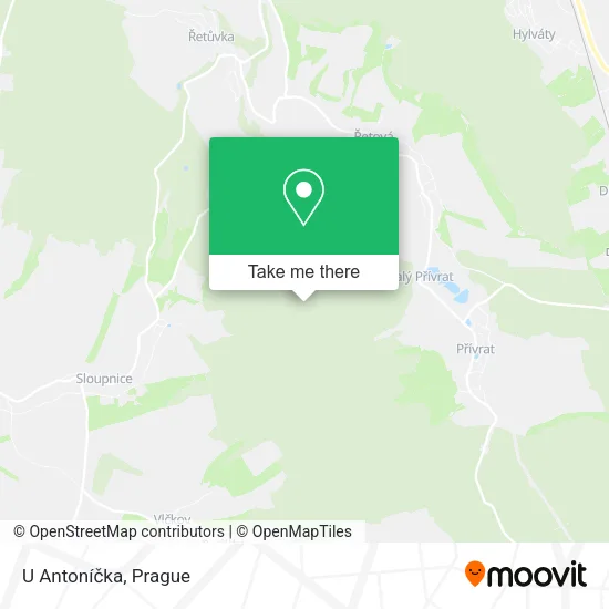 Карта U Antoníčka