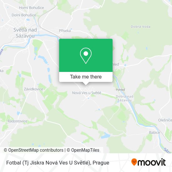 Fotbal (Tj Jiskra Nová Ves U Světlé) map