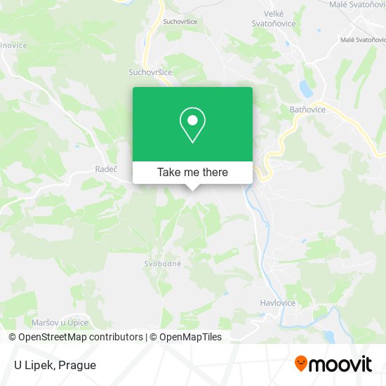 U Lipek map