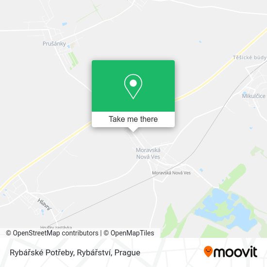 Rybářské Potřeby, Rybářství map