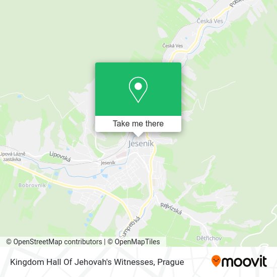 Kingdom Hall Of Jehovah's Witnesses map