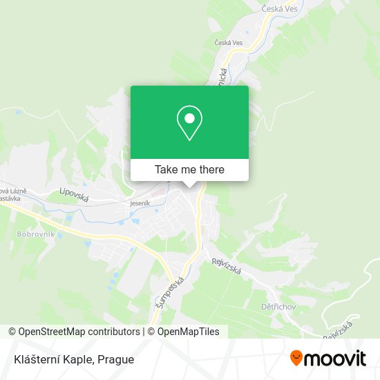 Klášterní Kaple map