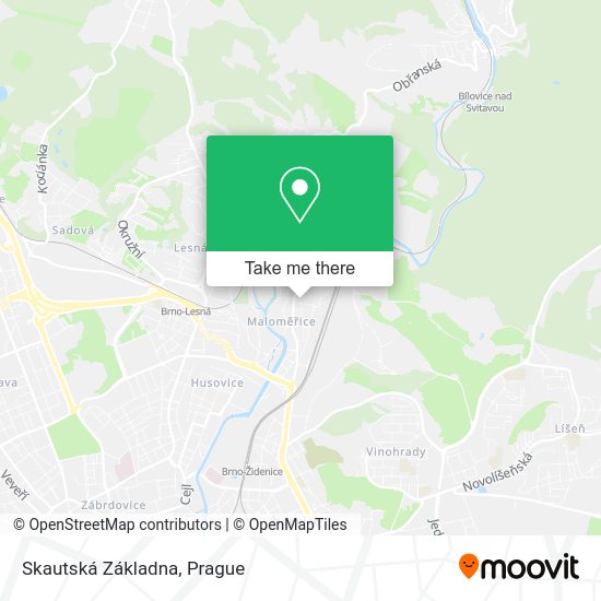 Skautská Základna map