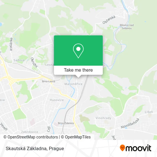 Карта Skautská Základna
