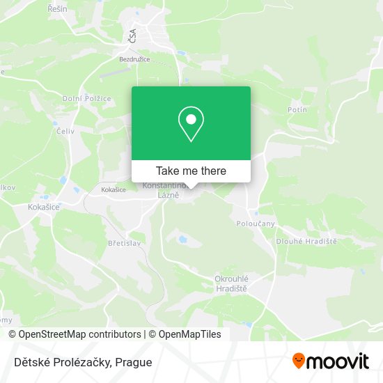 Dětské Prolézačky map