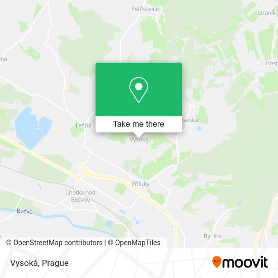 Карта Vysoká