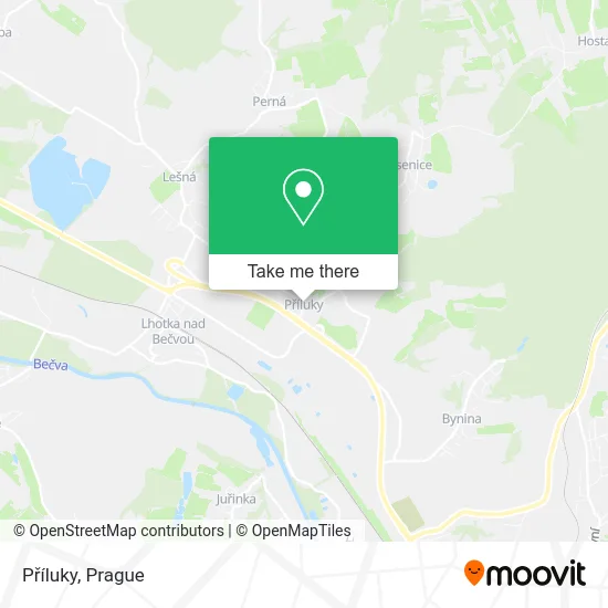 Карта Příluky
