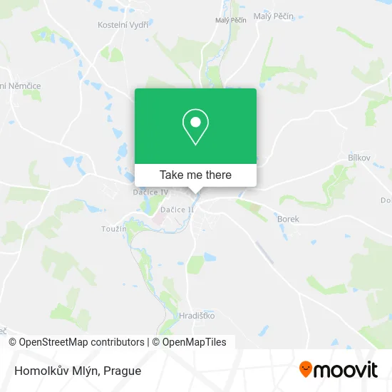Карта Homolkův Mlýn