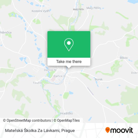 Mateřská Školka Za Lávkami map
