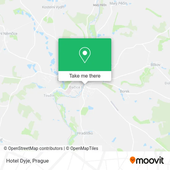 Карта Hotel Dyje