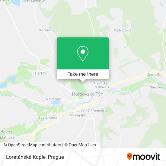 Карта Loretánská Kaple