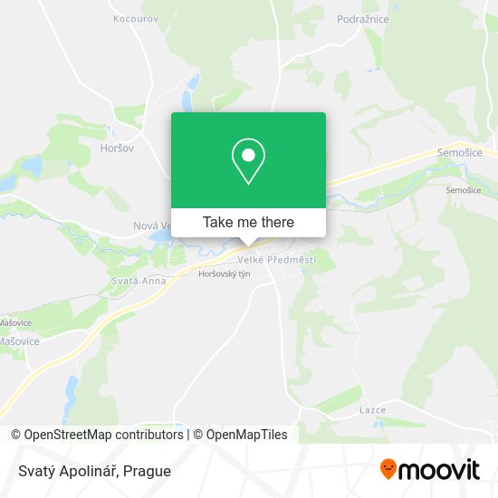 Svatý Apolinář map