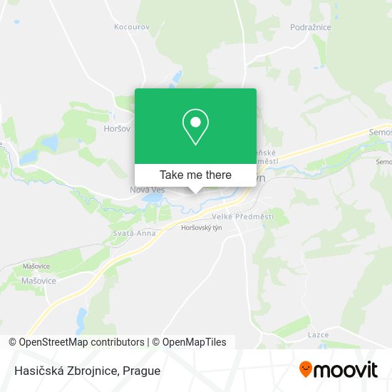 Hasičská Zbrojnice map
