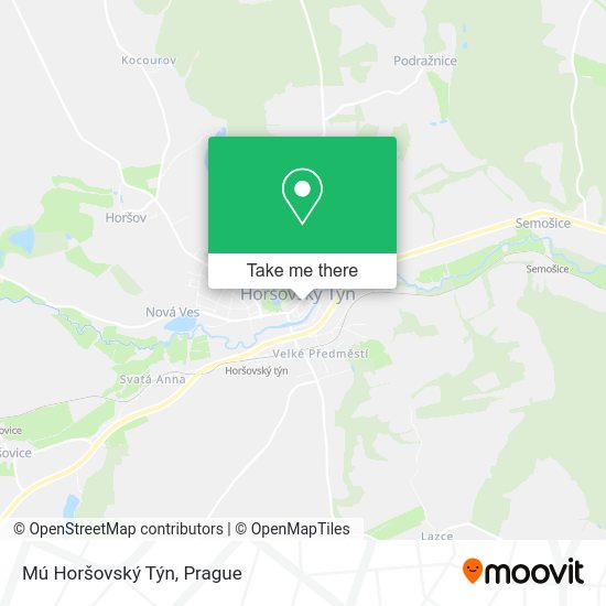 Mú Horšovský Týn map