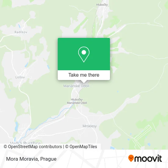 Карта Mora Moravia