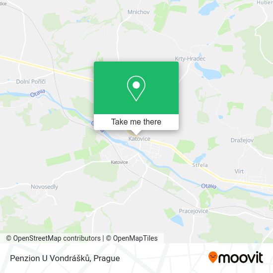 Penzion U Vondrášků map