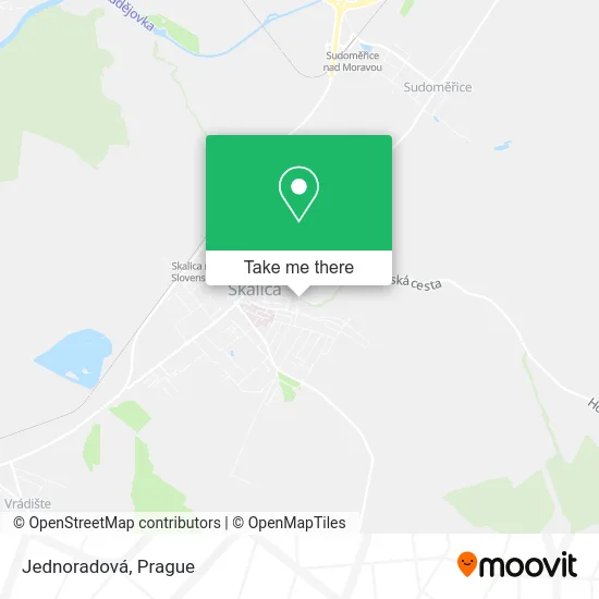 Карта Jednoradová