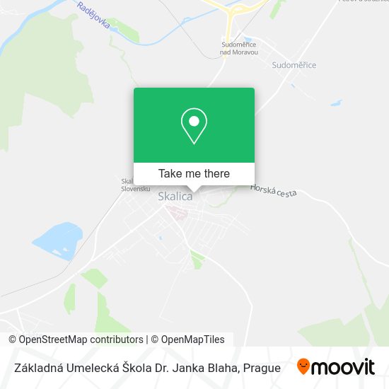 Základná Umelecká Škola Dr. Janka Blaha map