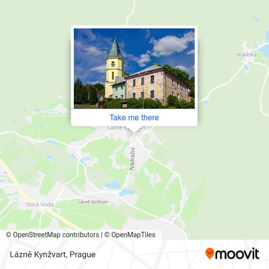 Lázně Kynžvart map