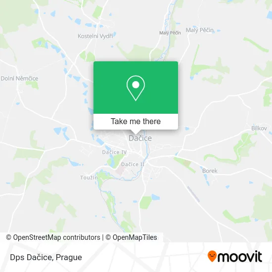 Карта Dps Dačice