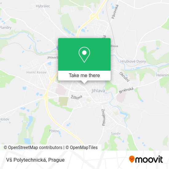 Карта Vš Polytechnická