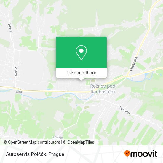 Autoservis Polčák map