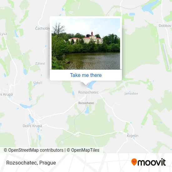 Карта Rozsochatec