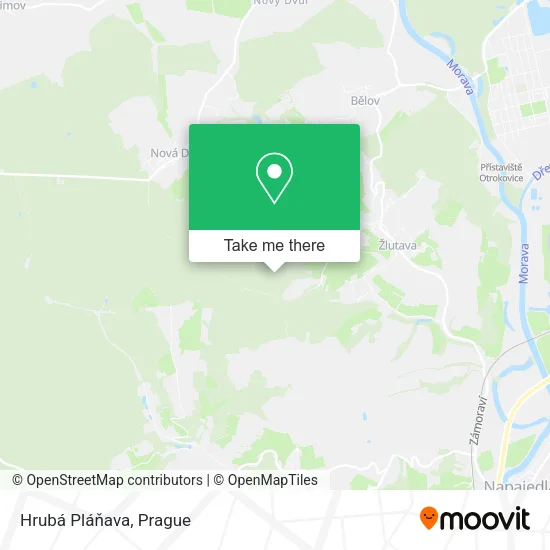 Карта Hrubá Pláňava