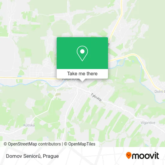 Карта Domov Seniorů