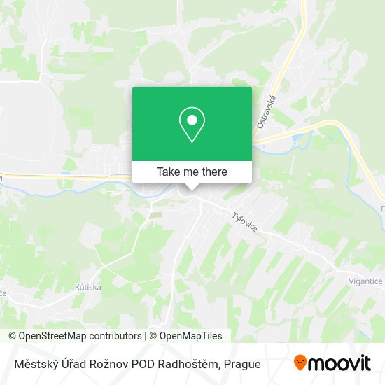 Městský Úřad Rožnov POD Radhoštěm map