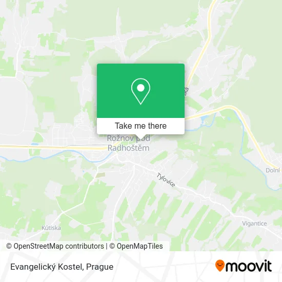 Evangelický Kostel map