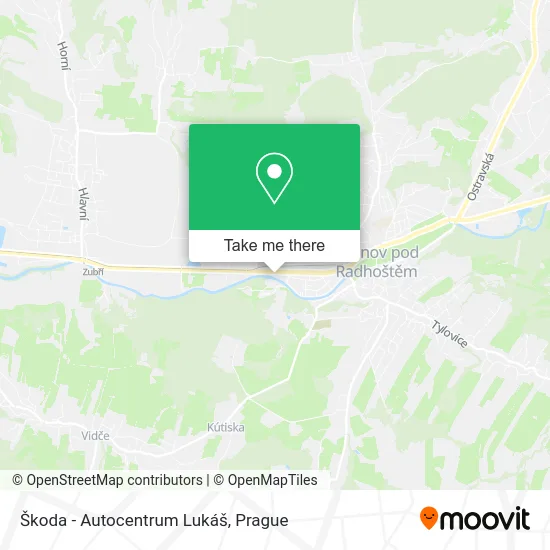 Карта Škoda - Autocentrum Lukáš