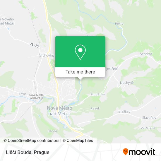Liščí Bouda map