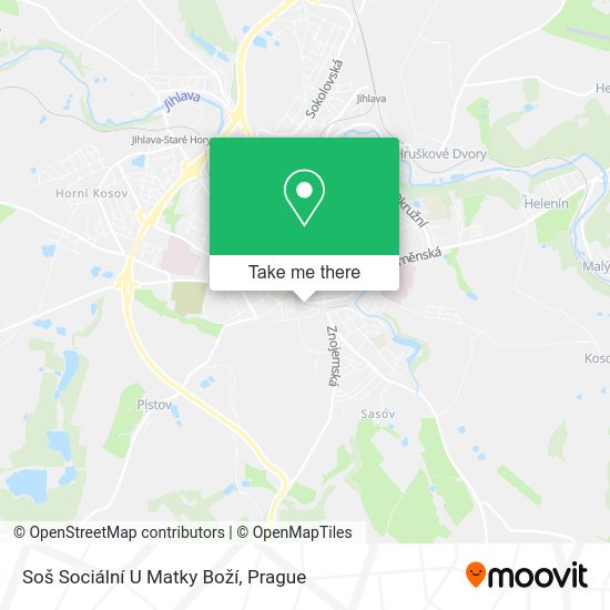 Soš Sociální U Matky Boží map