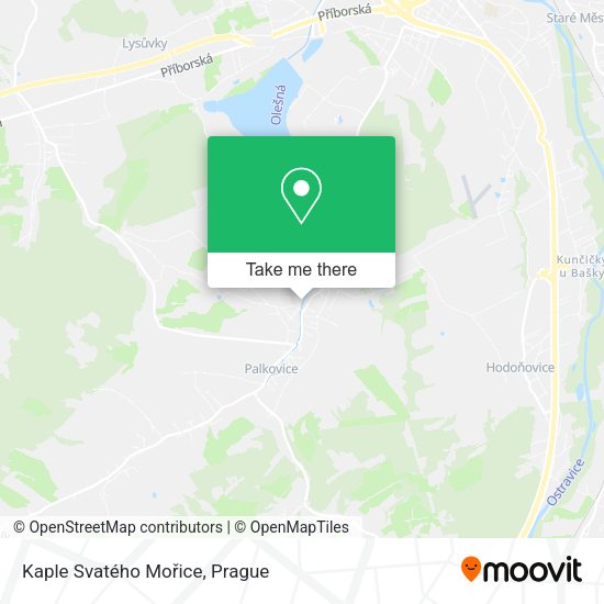 Kaple Svatého Mořice map