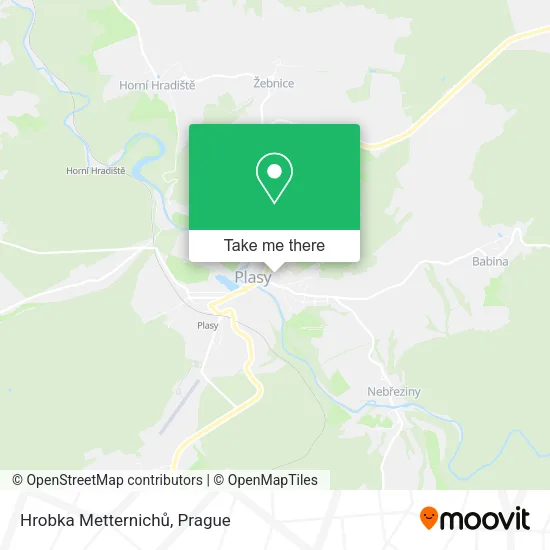 Карта Hrobka Metternichů