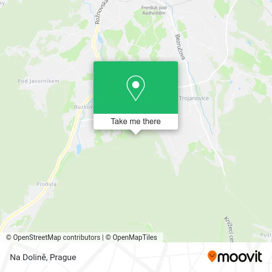 Карта Na Dolině