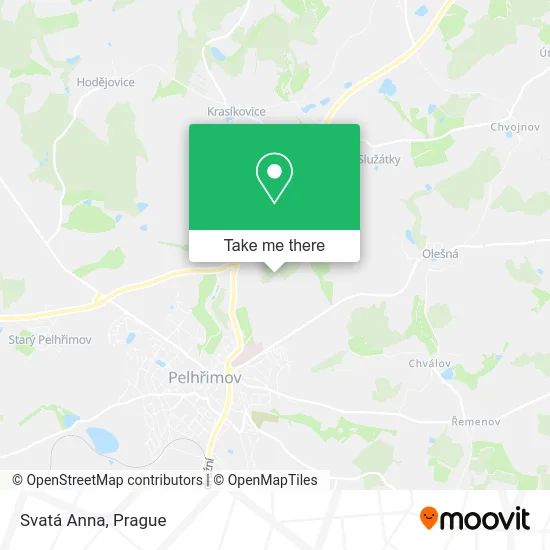 Карта Svatá Anna