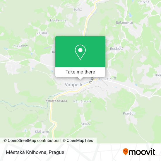 Městská Knihovna map