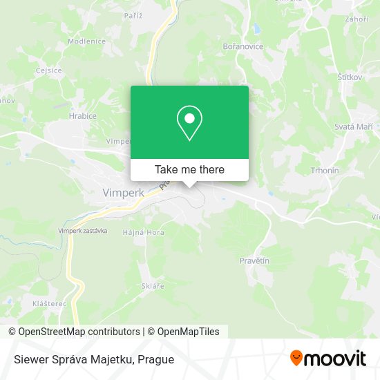 Siewer Správa Majetku map