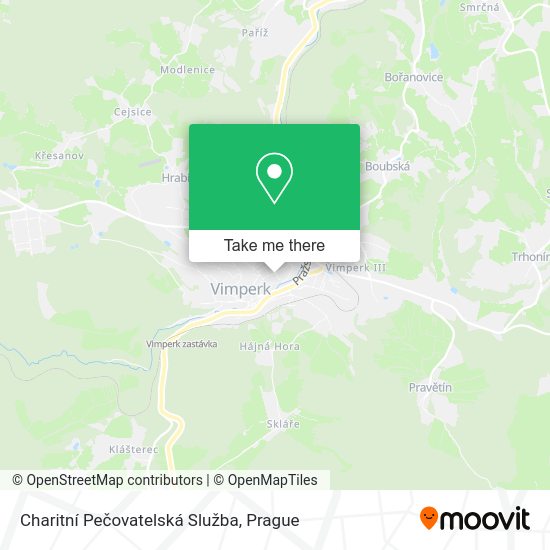 Charitní Pečovatelská Služba map