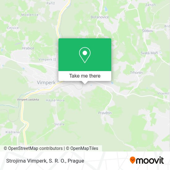 Strojírna Vimperk, S. R. O. map