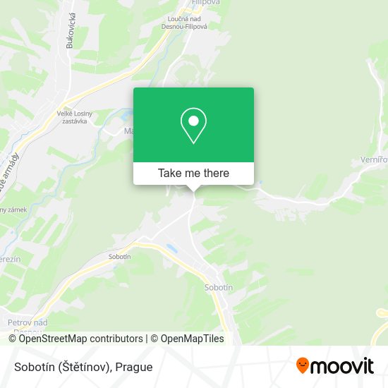 Sobotín (Štětínov) map