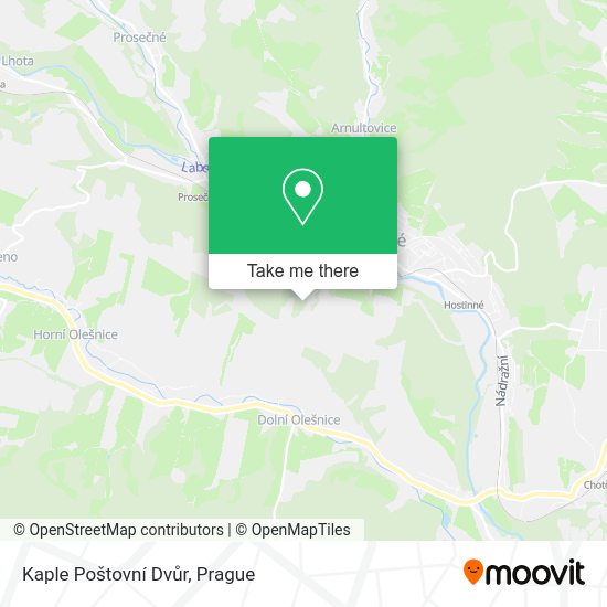 Kaple Poštovní Dvůr map