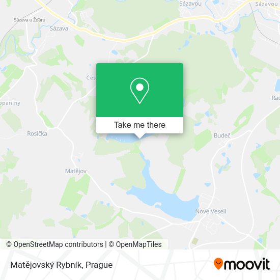 Matějovský Rybník map