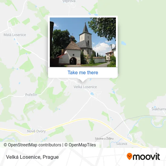 Карта Velká Losenice